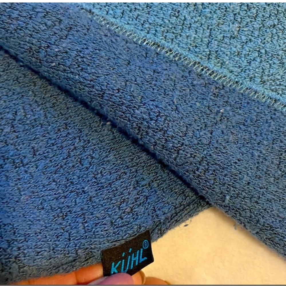 KUHL Cozy 2 tones blue fleece, Size Small, no zippered. - Picture 4 of 5